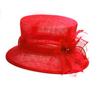 Red ladies hat